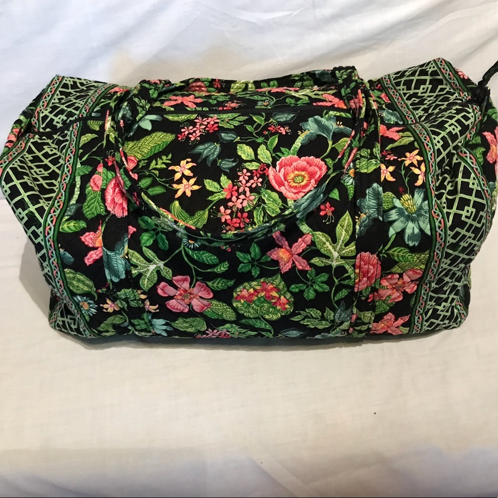 Vera Bradley Retired Large Duffle Bag in Botanica